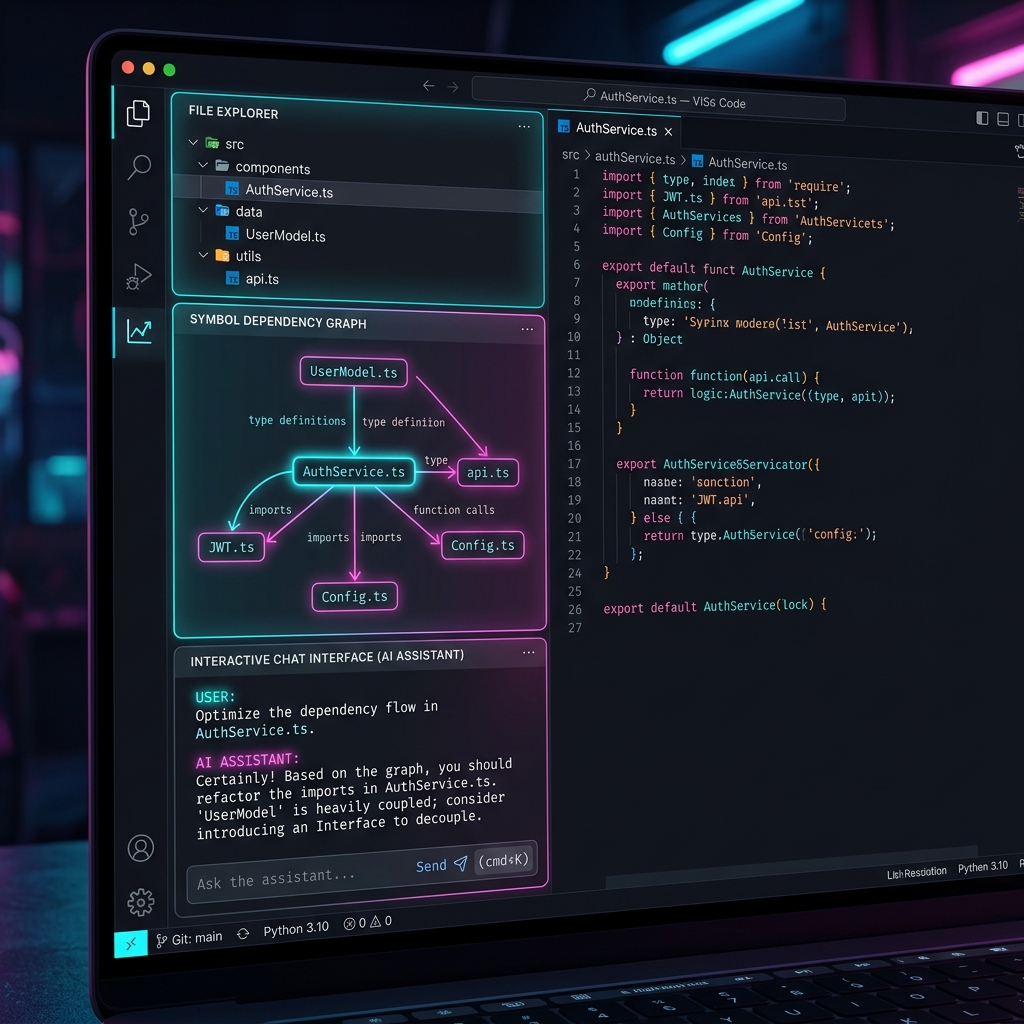 comP VSCode UI Mockup